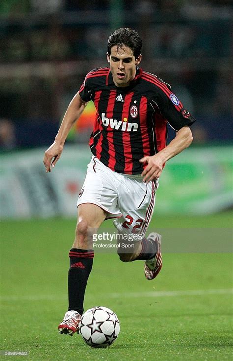 Kaka of AC Milan in action during the UEFA Champions League semi final, second leg match between ...