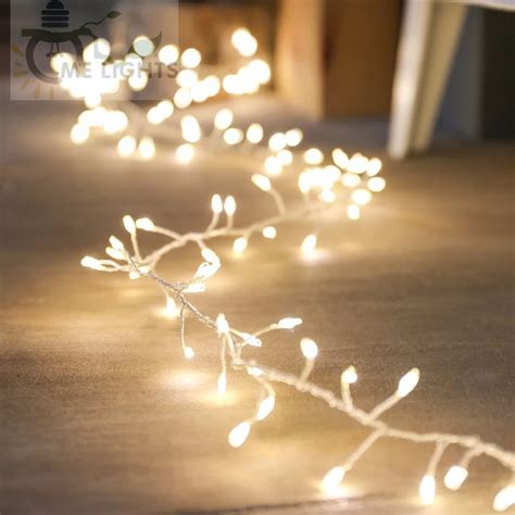 LED Cluster String Lights 10 Meters 300 LED Copper Fairy Party Lights Outdoor for Holiday ...