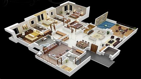 5 Bedroom House Plans 3d - Bedroom House Plans 3d Hd Kindpng | Bodeniwasues