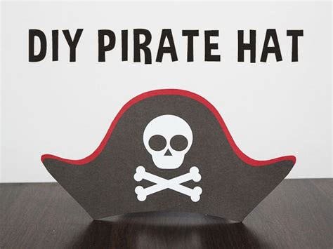 Printable Pirate Hat Template For Kids - Party with Unicorns