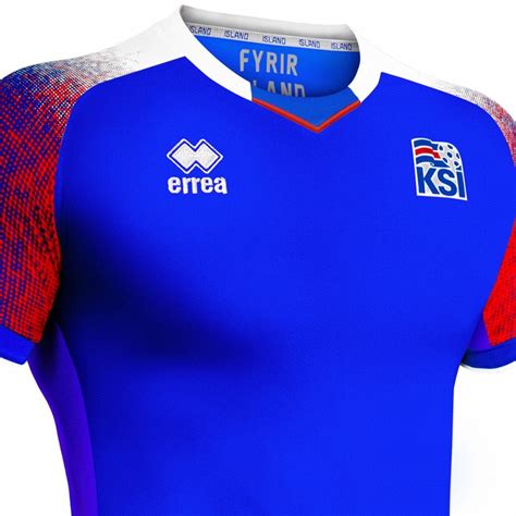 Iceland national Soccer team Home jersey 2018/19 - Errea – SoccerTracksuits.com