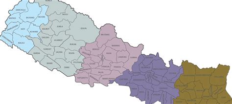 Map of Nepal with 77 Districts, Updated Map of Nepal with 77 Districts Humpty Sharma Ki Dulhania ...