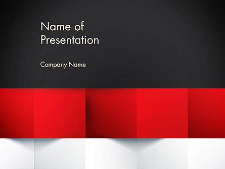 Black Red and White Geometrical Presentation Template for PowerPoint and Keynote | PPT Star