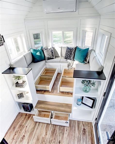 43 Astonishing Tiny House Design Ideas With Fabulous Storage - BESTHOMISH