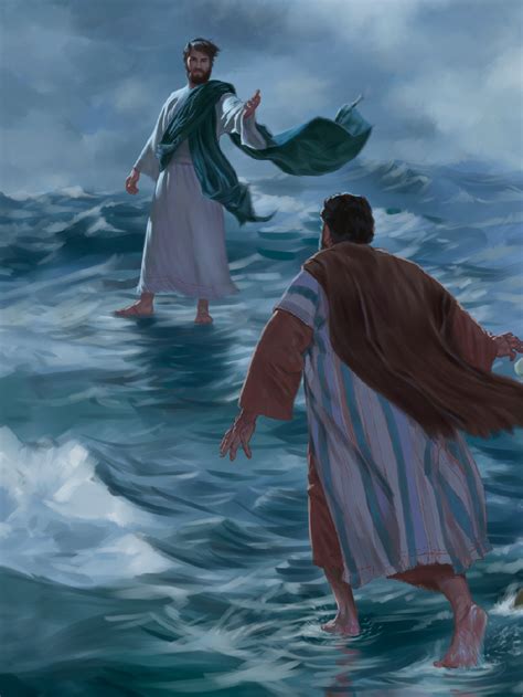 Freebibleimages Jesus Walks On Water Jesus Walks On Water And | Images and Photos finder