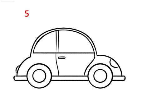 Easy Car Drawing Ideas » How to draw a Car Step by Step