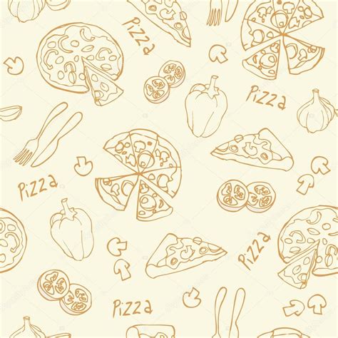 Pizza background Stock Vector Image by ©OMW #49203389