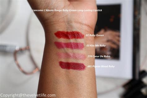 Lancome L'Absolu Rouge Ruby Cream Lipstick Review - The Velvet Life