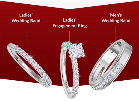 My Trio Rings | Affordable Matching His & Hers Wedding Ring Sets