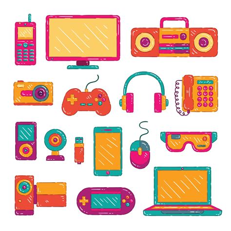 Electronic Gadgets Vector Art, Icons, and Graphics for Free Download