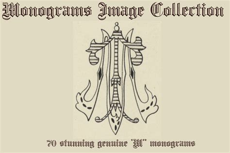 Vintage Monograms M Graphic by Intellecta Design · Creative Fabrica