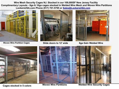 Wire Mesh Security Cages NJ - LockersUSA.com