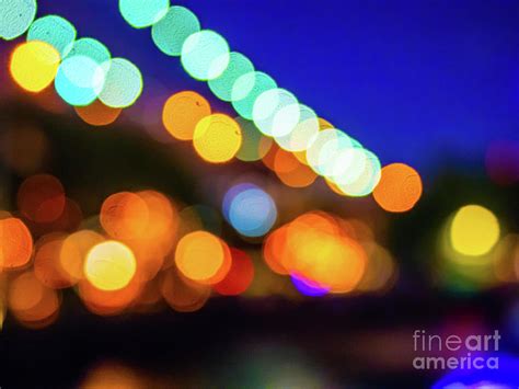 Night Lights Abstract Photography Photograph by Alissa Beth Photography - Fine Art America