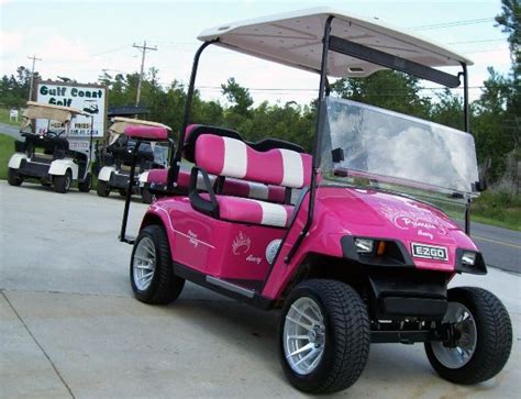 Pink Golf Cart | Golf carts, Golf, Cart