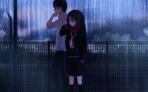 Sad Anime Couples Wallpapers - Top Free Sad Anime Couples Backgrounds - WallpaperAccess