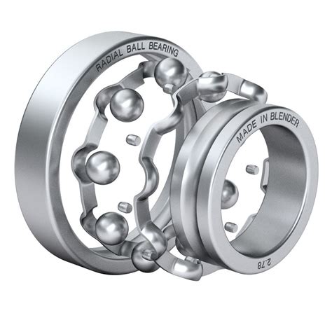 Radial Ball Bearing 3D model | CGTrader