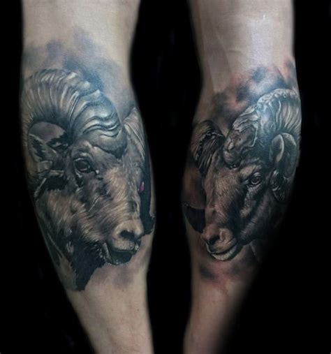 100 Ram Tattoo Designs for Men [2024 Inspiration Guide] | Ram tattoo, Tattoo designs men, Tattoos