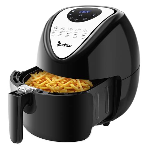 Hot Air Fryer, Electric Airfryer, Small Air Fryer, Air Frying Oil Less Fryer w/ 7 Cooking ...