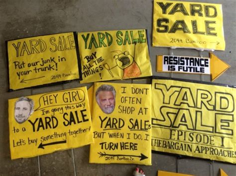 Funny Yard Sale Signs | MomsMinivan.com