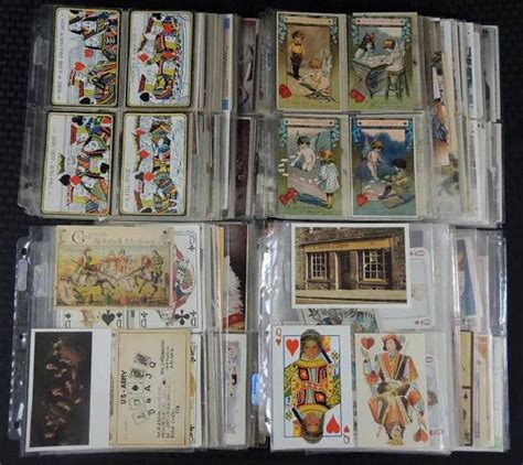 Rare Collection Of Playing Card Postcards