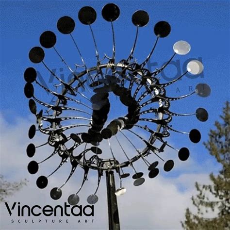 Vincentaa Outdoor Large Wind Art Installation Sculpture Led Custom Garden Decorative Sculpture ...