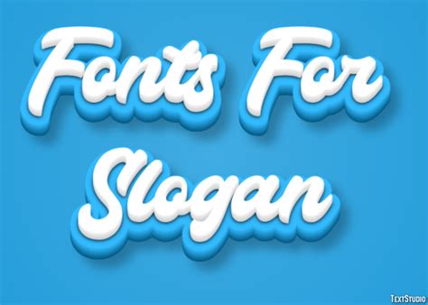 Fonts For Slogan Text Effect and Logo Design Font