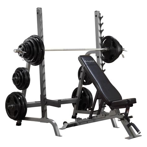 Body-Solid Squat Rack & Bench Press with Adjustable Bench SDIB370