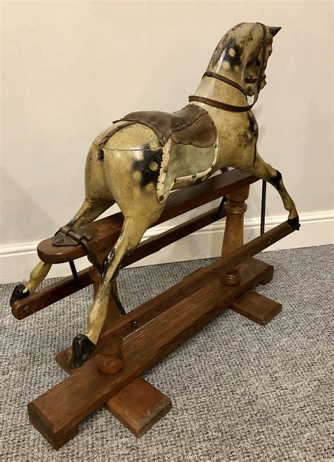 Small Antique Victorian Rocking Horse