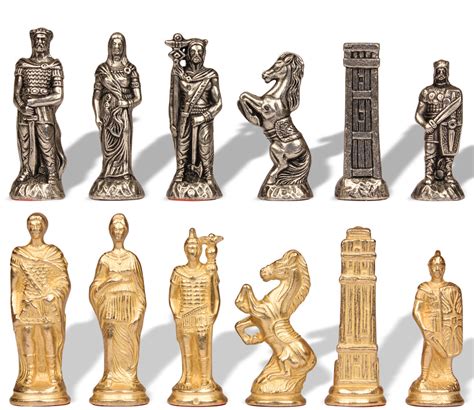 Metal Chess Pieces - The Chess Store