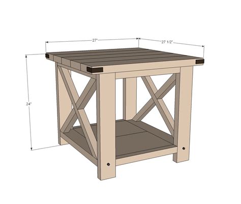 10+ Diy End Table Plans