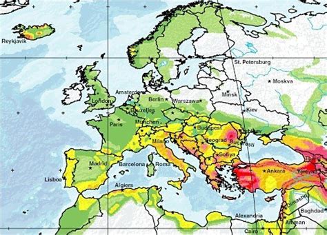 Earthquake Fault Lines Map Europe - United States Map