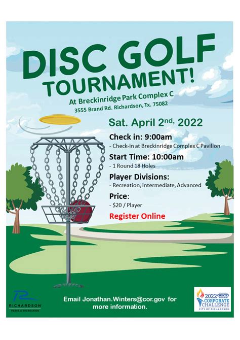 Richardson Disc Golf Tournament (2022, City of Richardson) · Disc Golf Scene