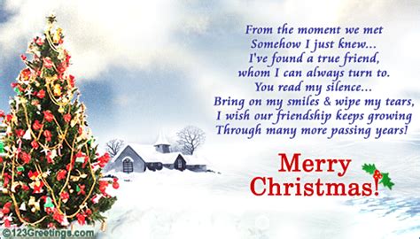 A Christmas Wish! Free Friends eCards, Greeting Cards | 123 Greetings