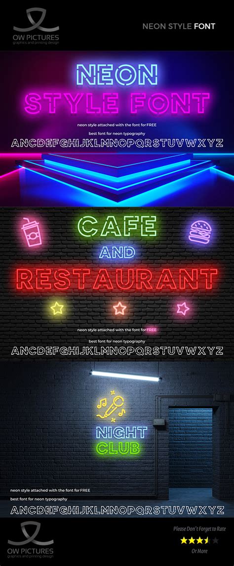 Neon Style Font on Behance