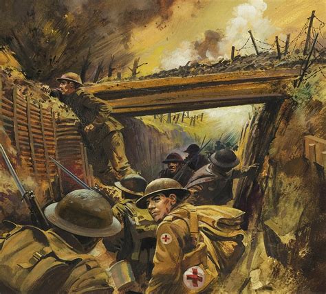 The Trenches (1924) by Andrew Howat - World War 1