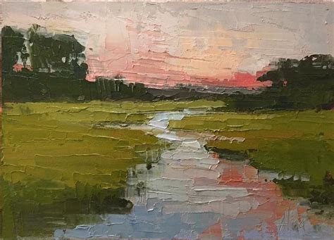 Landscape Painting With Palette Knife at PaintingValley.com | Explore collection of Landscape ...