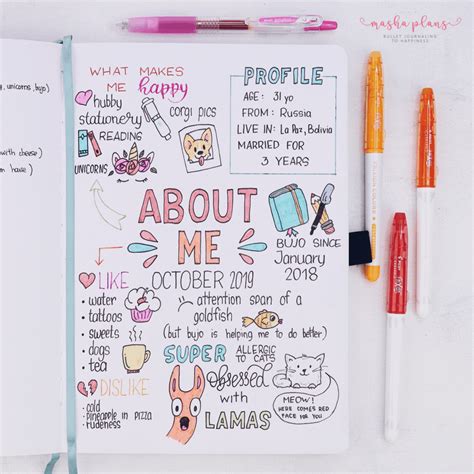 Bullet journal ideas - ismfas