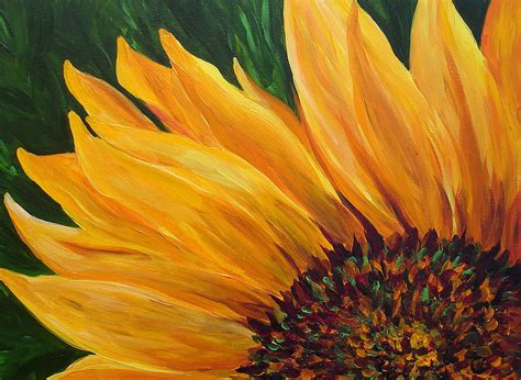 Sunflower from Summer Painting by Mary Jo Zorad - Pixels