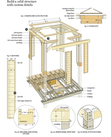 Rectangular Screened Gazebo Plans