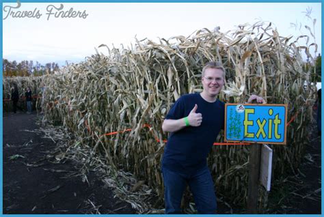 Edmonton Corn Maze Map - TravelsFinders.Com