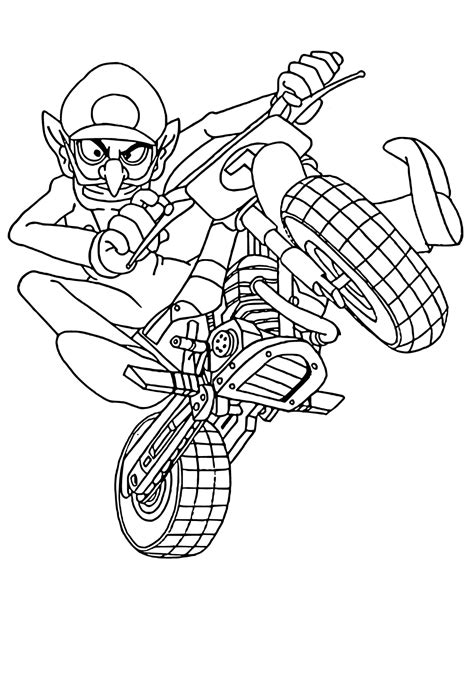 Wario And Waluigi Coloring Pages