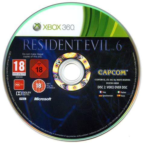 Resident Evil 6 (2012) Xbox 360 box cover art - MobyGames