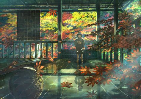 Anime Autumn Desktop Wallpapers - Top Free Anime Autumn Desktop Backgrounds - WallpaperAccess