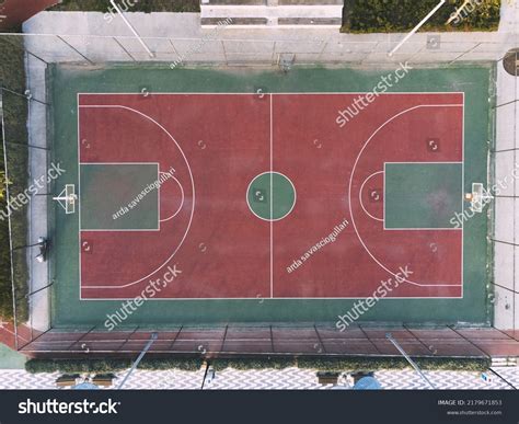 Aerial View Basketball Court Stock Photo 2179671853 | Shutterstock