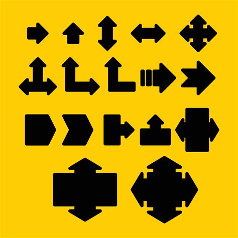 Traffic arrow fully editable vector Traffic Road Sign Collection 5148919 Vector Art at Vecteezy