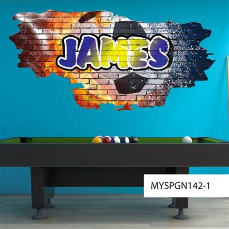 PERSONALIZED WALL DECAL Graffiti Wall Art Custom Wall - Etsy