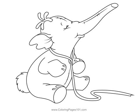 Winnie The Pooh Photo Coloring Page for Kids - Free Pooh's Heffalump Movie Printable Coloring ...