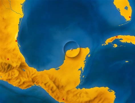 Artwork Showing Chicxulub Impact Crater, Yucatan Photograph by D. Van Ravenswaay - Pixels