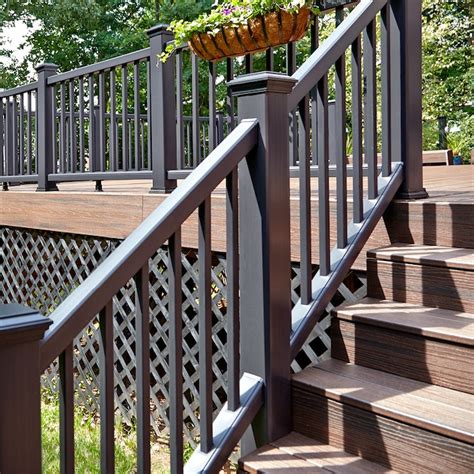 Trex Charcoal Black Composite Deck Railing Kit (Assembled: 5.625-ft x 3-ft) in the Deck Railing ...