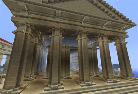 Large Greek temple Minecraft Map